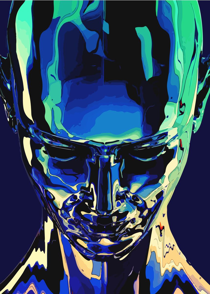 'awakening Dynamic vision' Poster, picture, metal print, paint by ...
