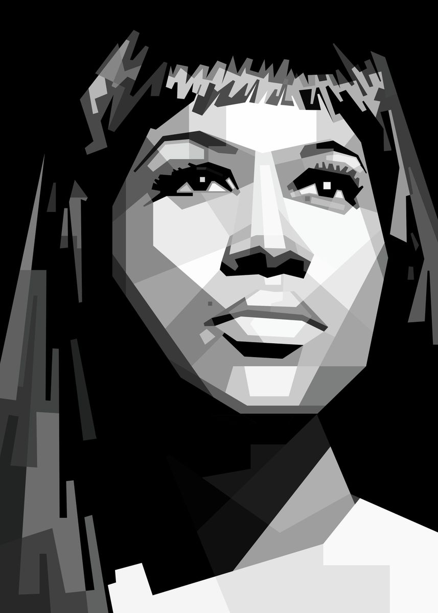 'Aretha Franklin' Poster, picture, metal print, paint by Yusuf Dedi ...