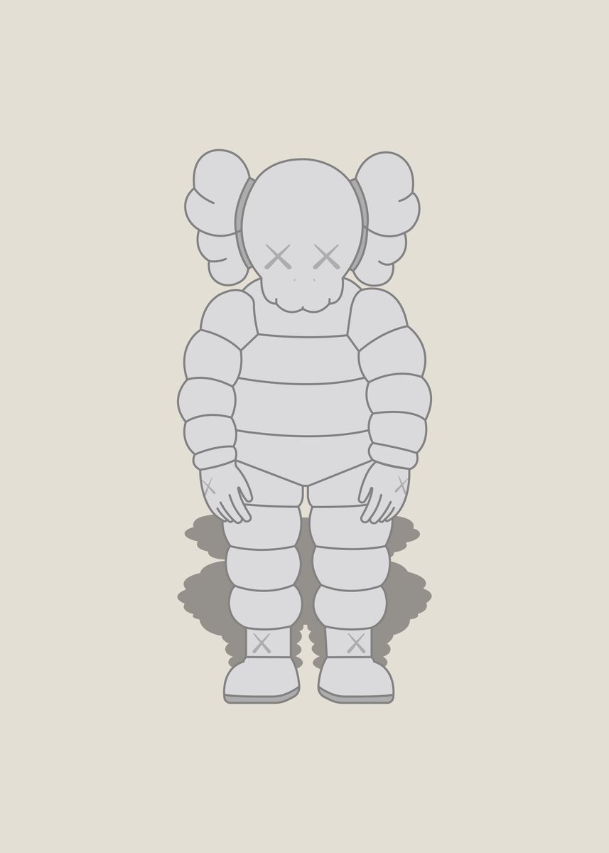 KAWS What Party White