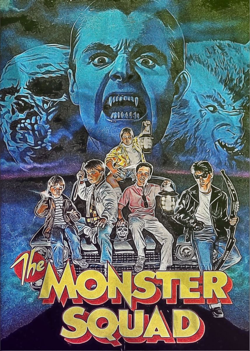 'Monster Squad ' Poster, picture, metal print, paint by DD ART | Displate