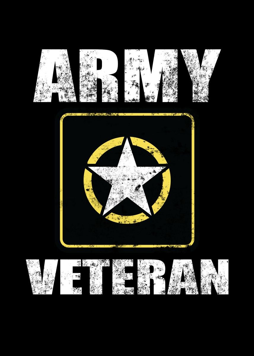 'Army Veteran' Poster, picture, metal print, paint by bananadesign ...