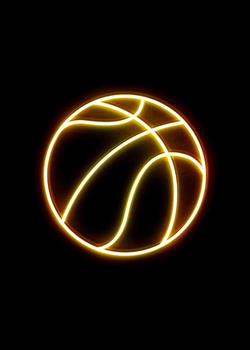 'basketball ' Poster by The Bright Art | Displate