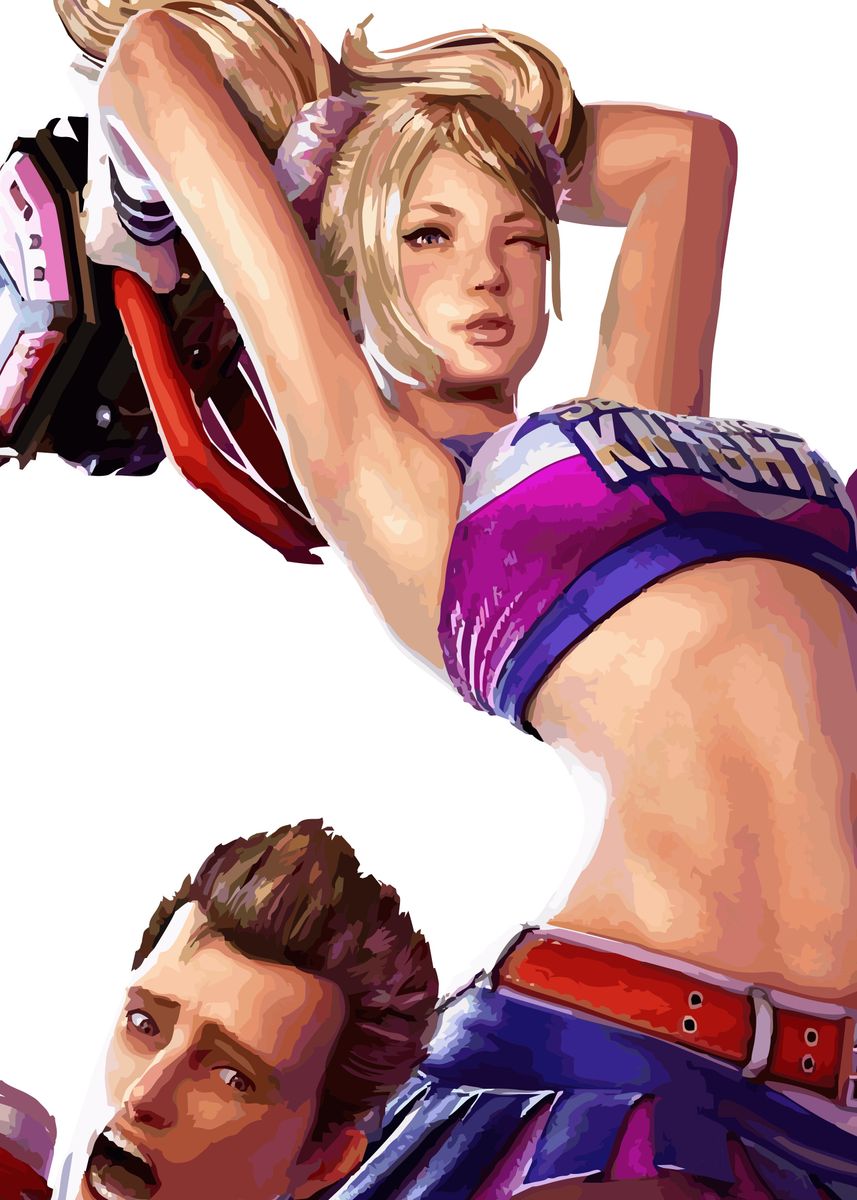 Lollipop Chainsaw Console Video Game Wall Art Home Decor - POSTER