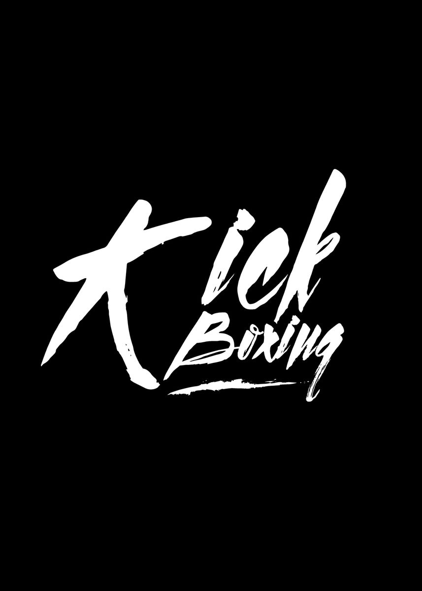 'Kickboxing Kickboxer ' Poster by dr3designs | Displate