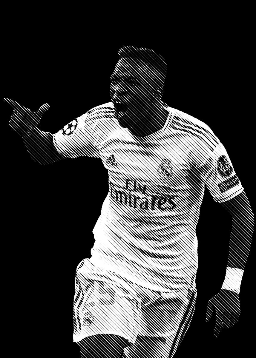 'VINICIUS JUNIOR' Poster, picture, metal print, paint by Trending