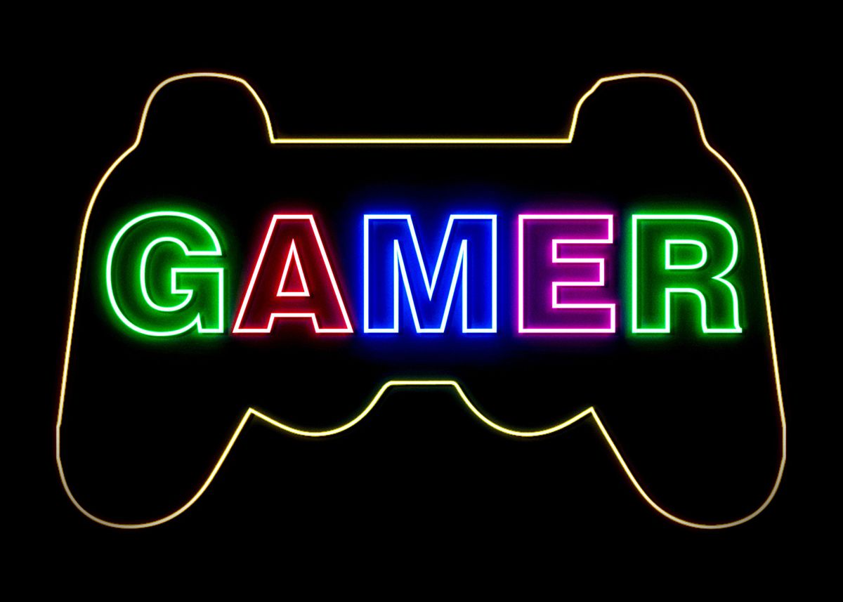 'gamer' Poster by Black Iris | Displate