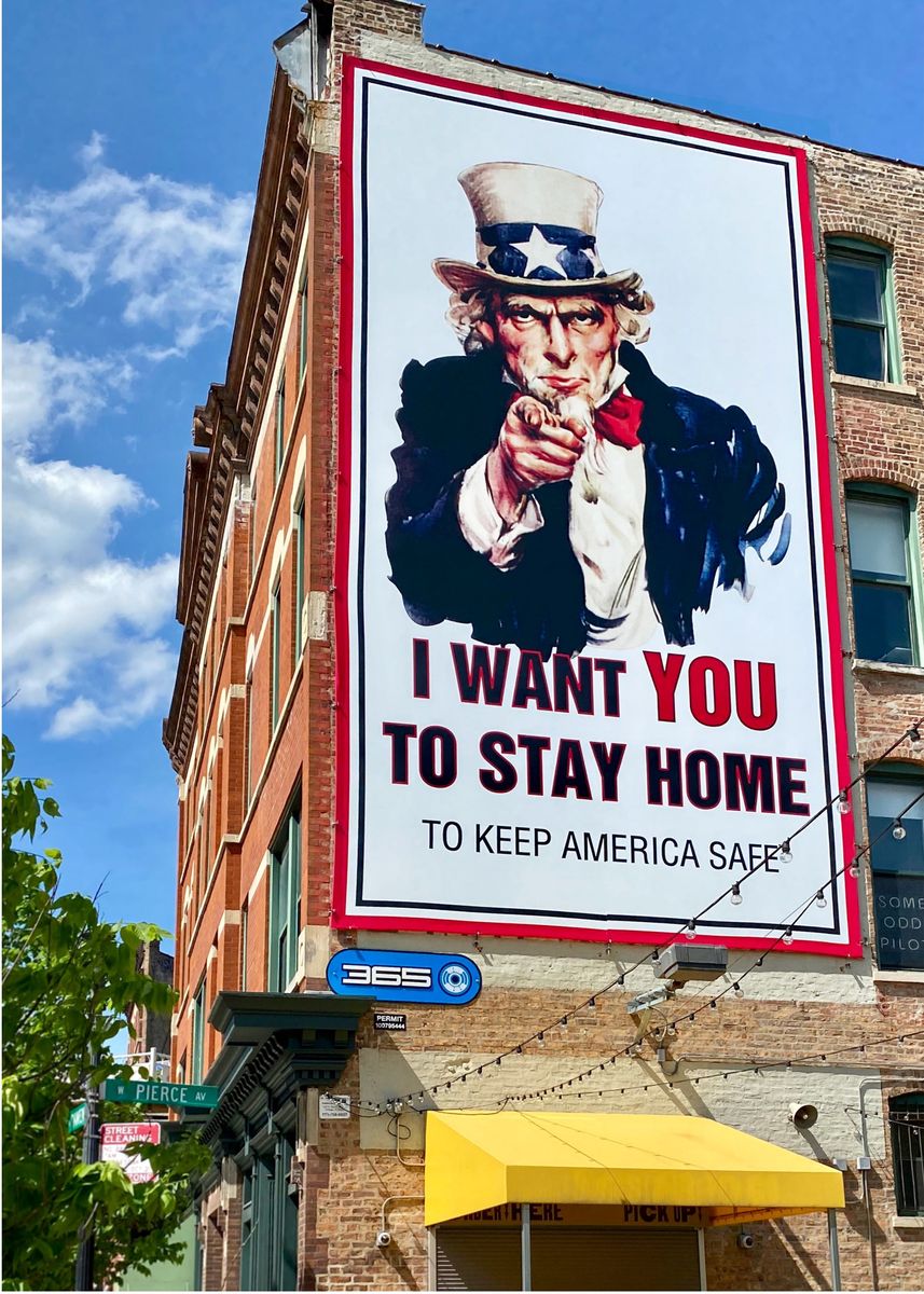'American message ' Poster, picture, metal print, paint by Stephen ...