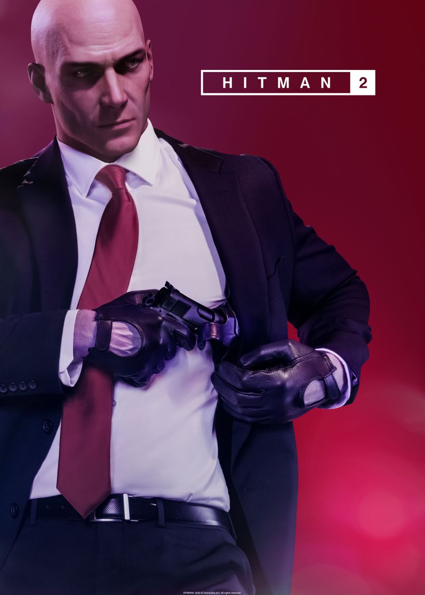 'HITMAN 2' Poster, picture, metal print, paint by Hitman Displate