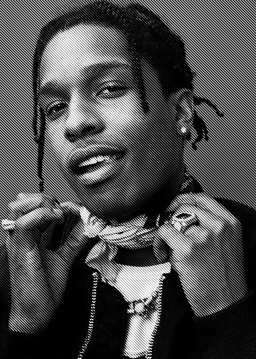 'Asap Rocky' Poster, picture, metal print, paint by Bestselling Music ...