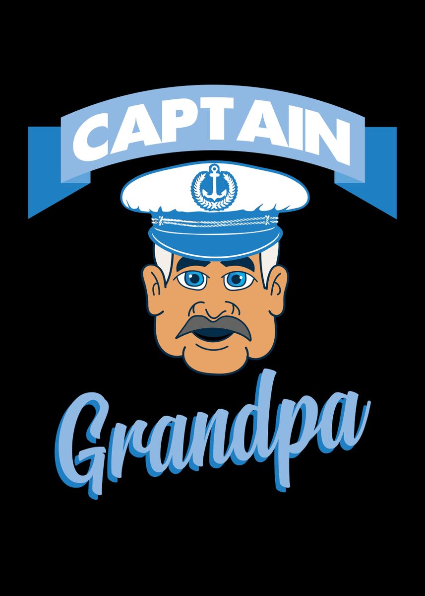 'captain Grandpa' Poster By Shiva121 