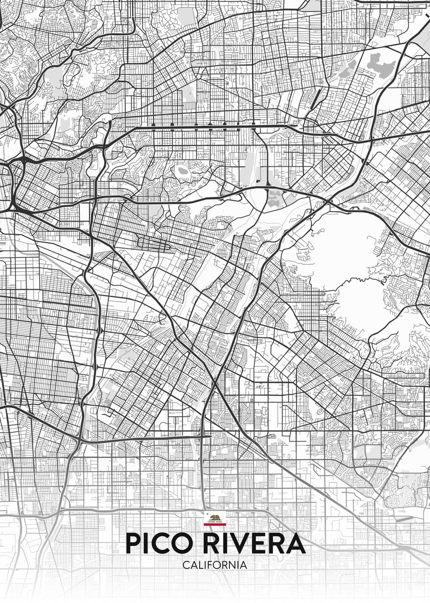 'Pico Rivera CA' Poster by IMR Designs Displate