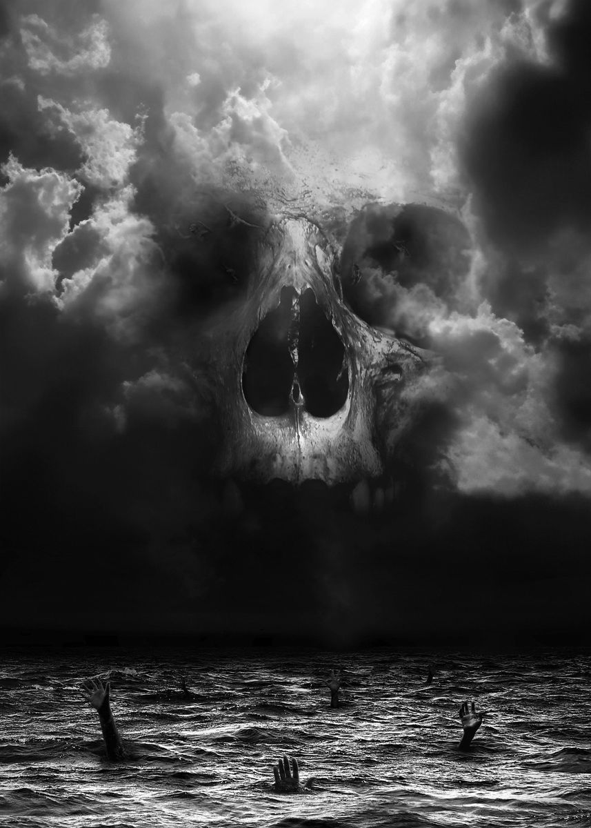 'Demon In Me' Poster, picture, metal print, paint by RobertLeeJordan