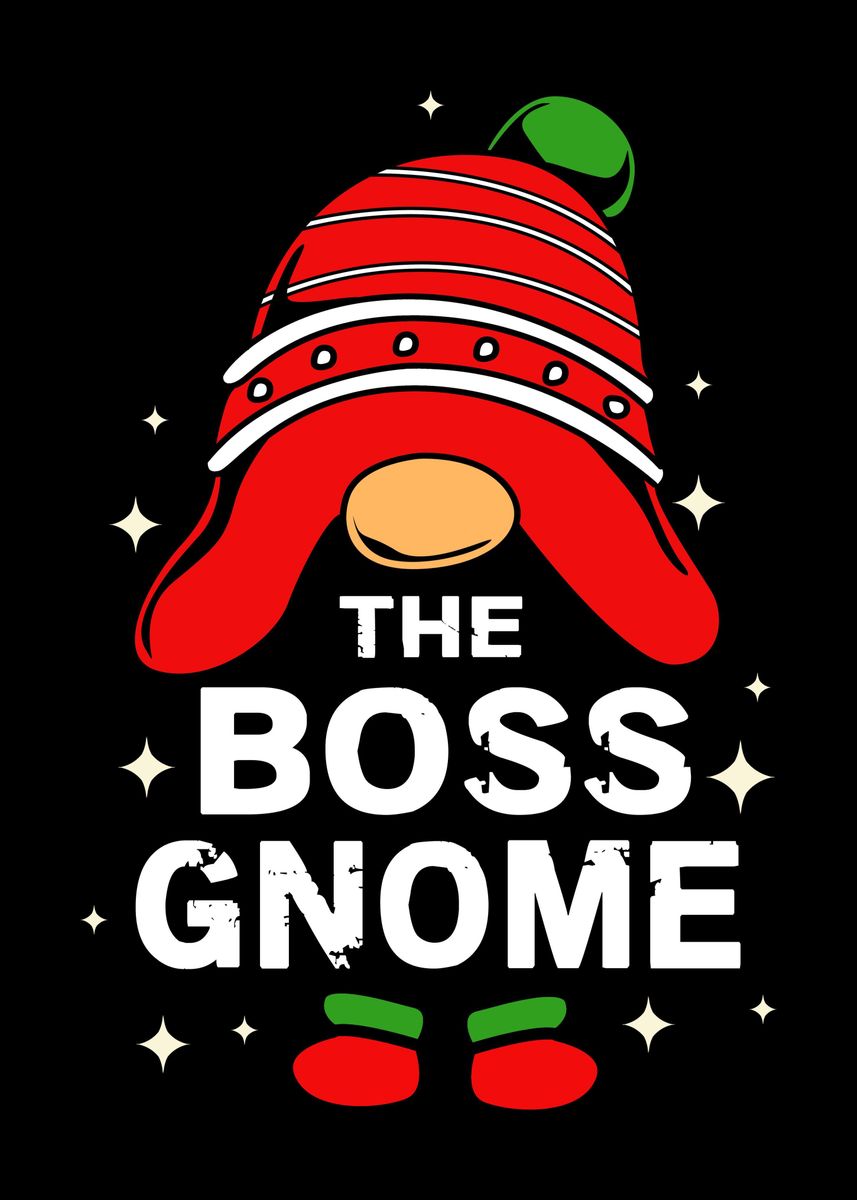 Boss Gnome Office' Poster by FunnyGifts | Displate