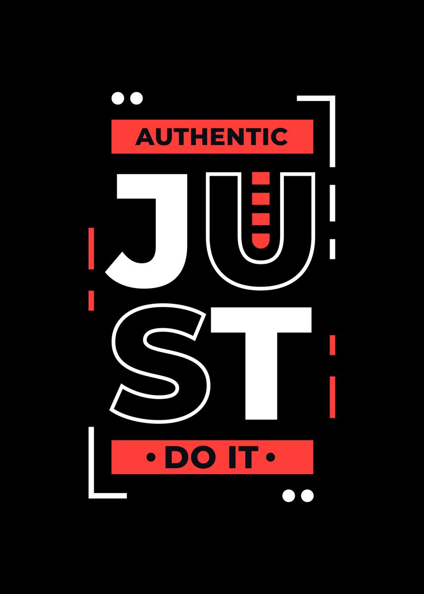 'Just do it' Poster by Game On Displate