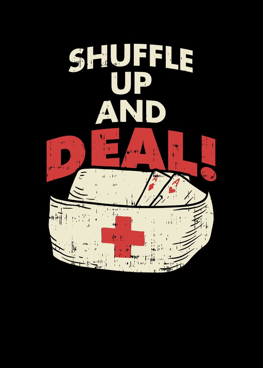 Shuffle Up And Deal Poster By Uwe Seibert Displate 4001