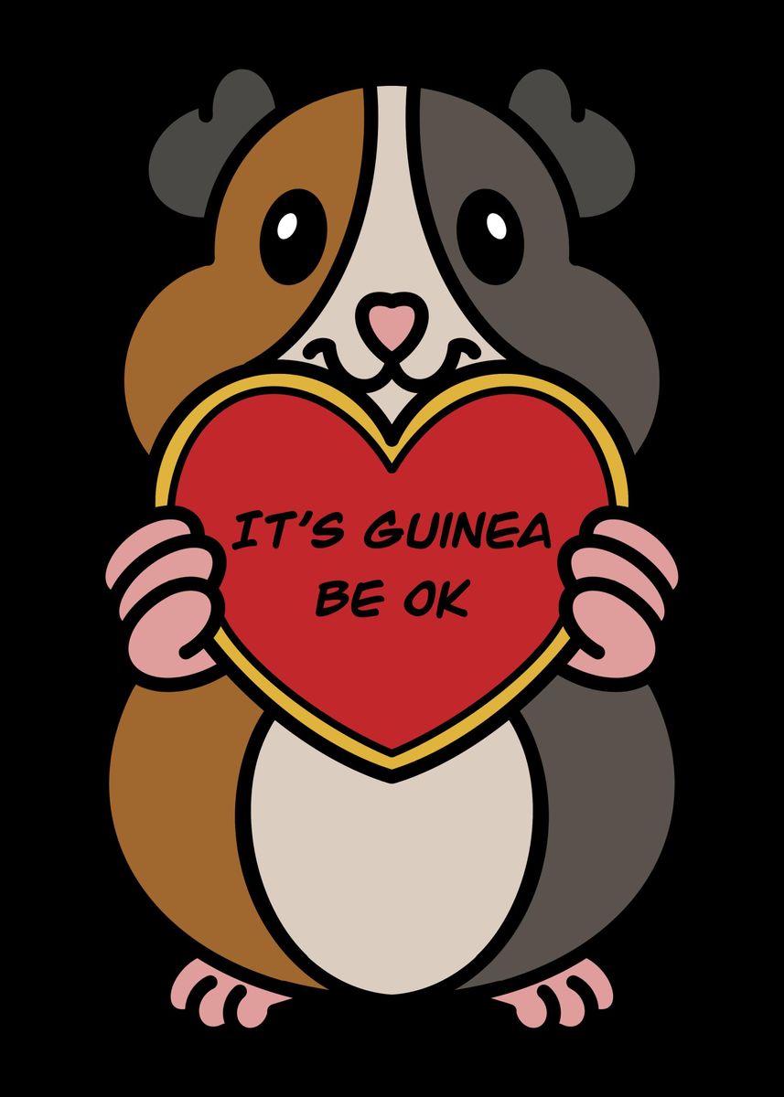 'Guinea Pig Heart' Poster by Michael Displate