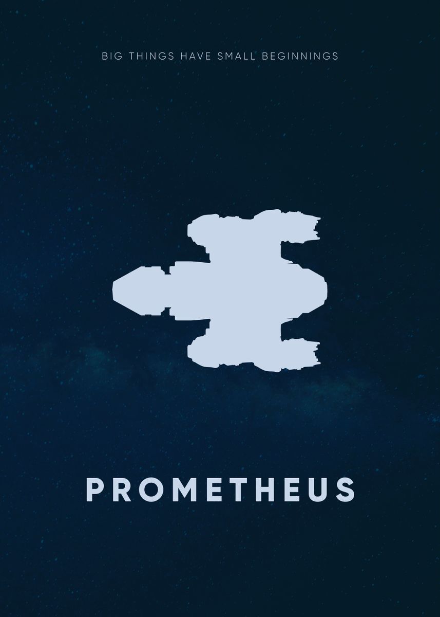 'USCSS Prometheus' Poster By Kevin Bragers | Displate