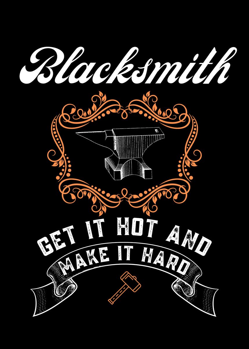 'Blacksmith Joke' Poster, picture, metal print, paint by ...