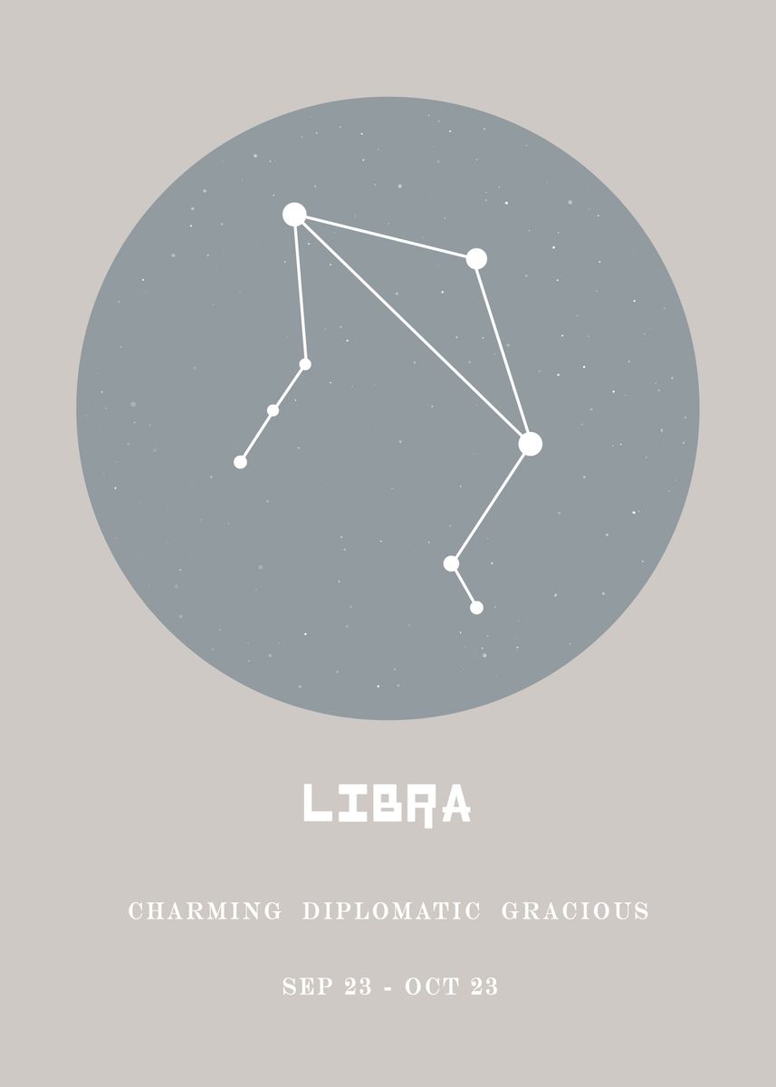 'libra' Poster by warmday | Displate