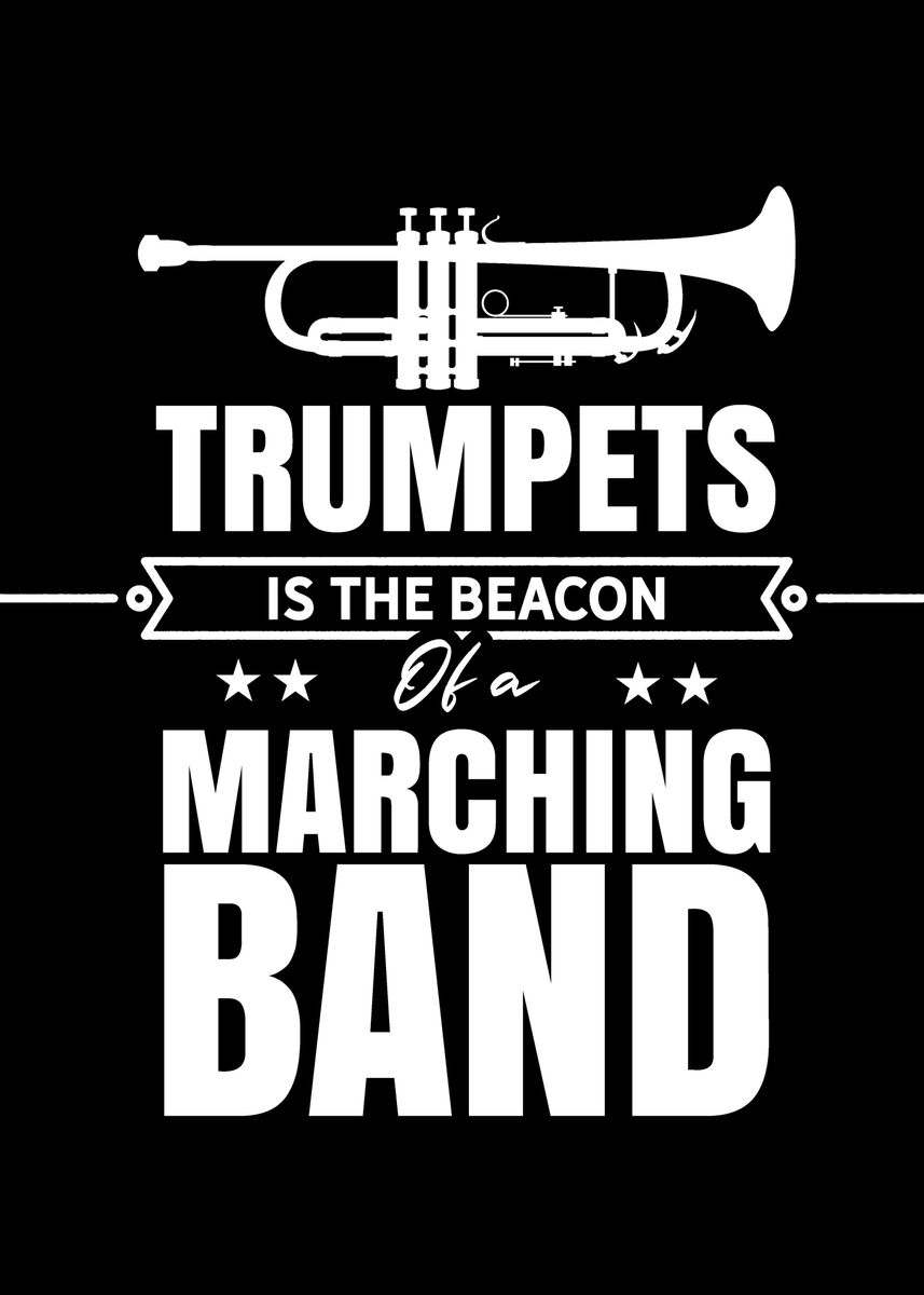 'Trumpet Marching Band' Poster by dr3designs Displate