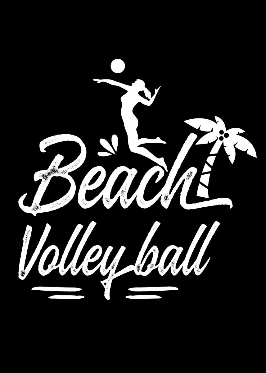 'Beach Volleyball' Poster by dr3designs Displate