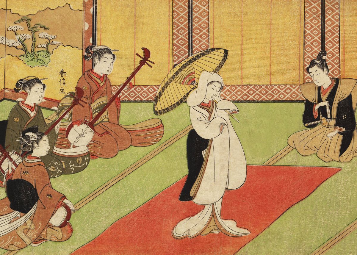 Japanese scene of the Edo period.