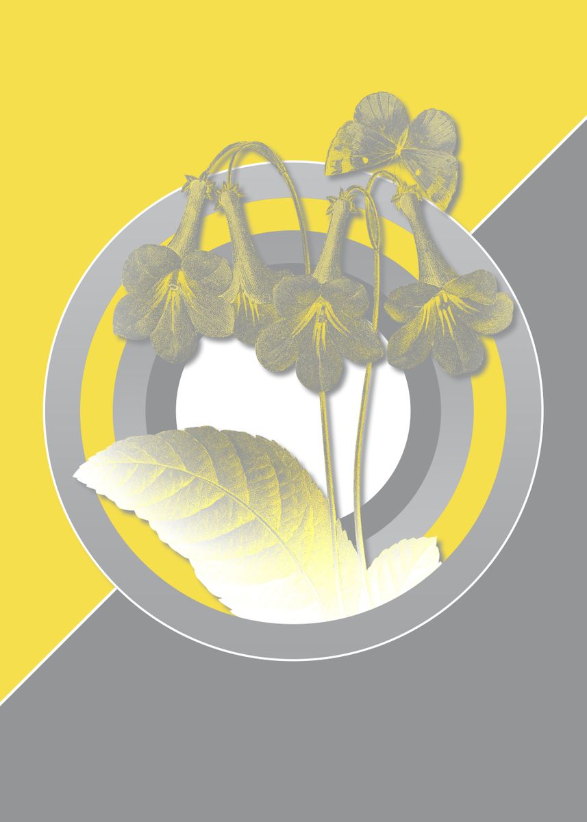 ‘Canterbury Bells Yellow’ Poster by Holy Rock Design | Displate