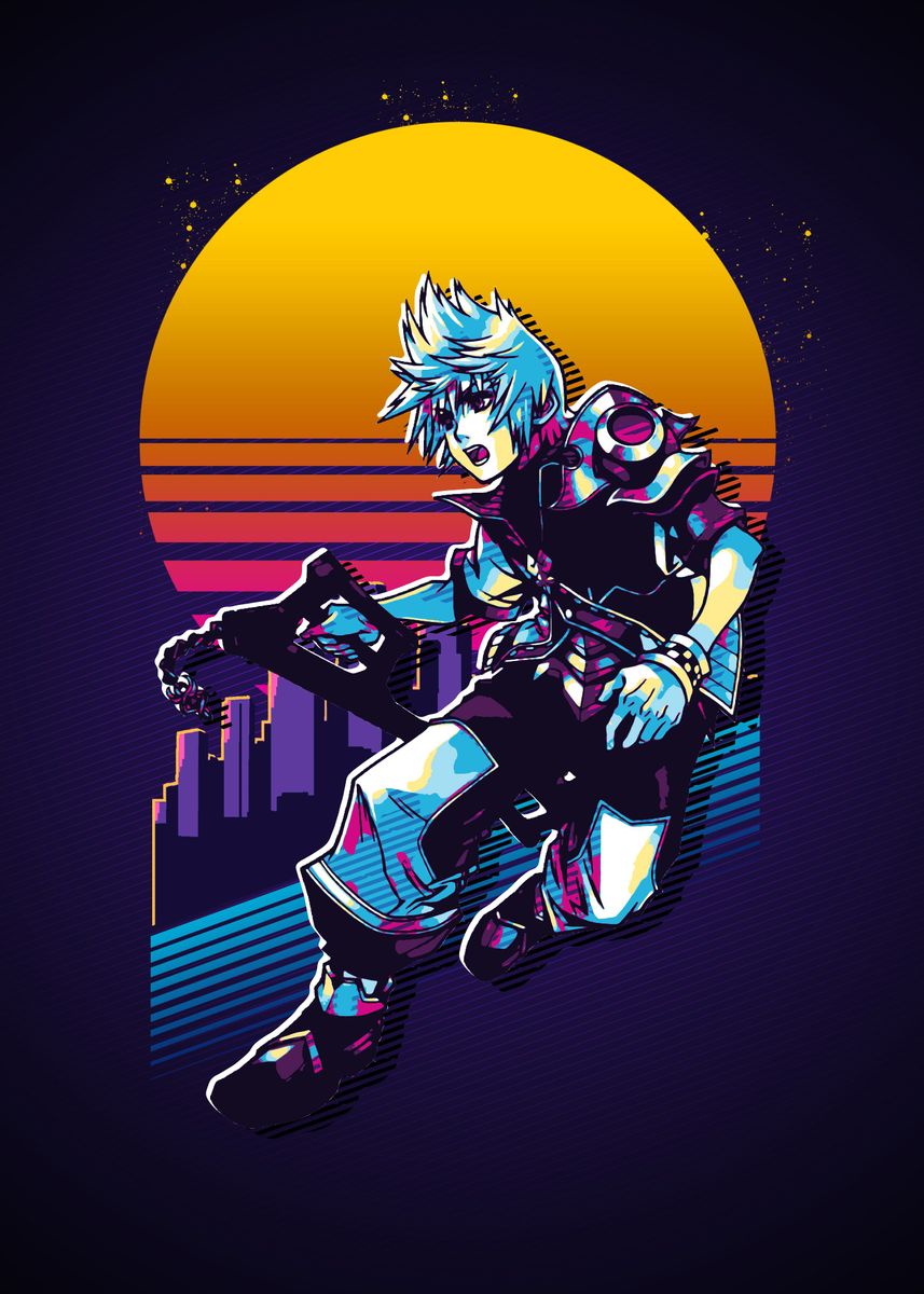 'Kingdom Hearts Ventus' Poster by Ze Wiss Displate