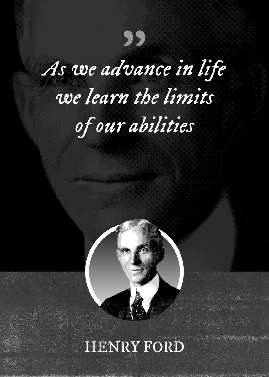 'As we advance in life we' Poster, picture, metal print, paint by ...