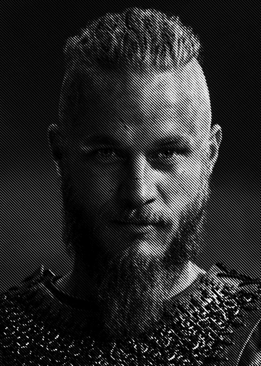 'King Ragnar VIkings' Poster by Bestselling Displate | Displate