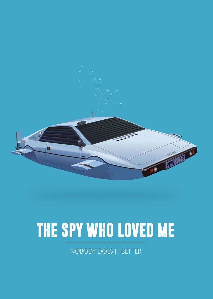 'The Spy Who Loved Me' Poster by Movie Poster Boy | Displate