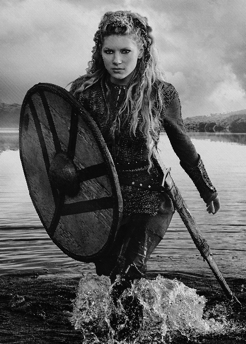 'Queen Lagertha' Poster by Bestselling Displate | Displate