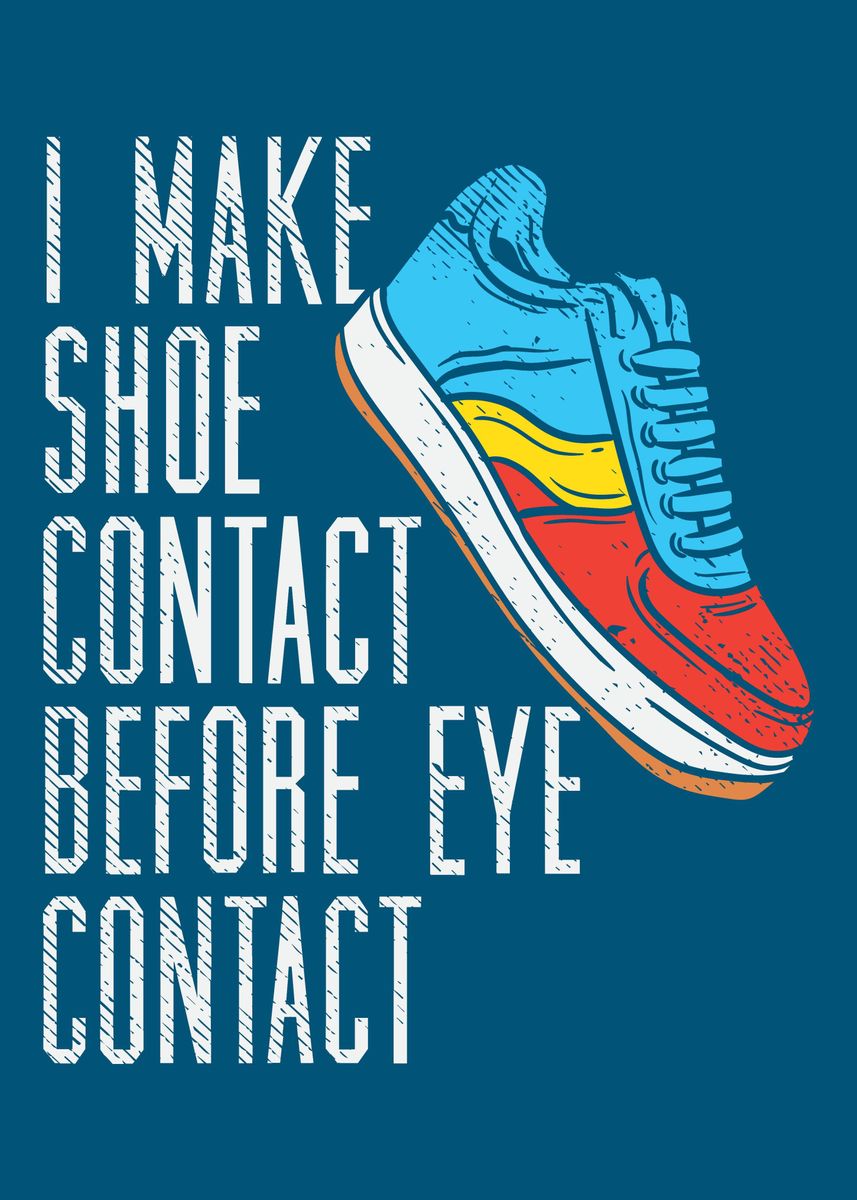 'Funny Sneakers Collector' Poster by PiolettaArt | Displate