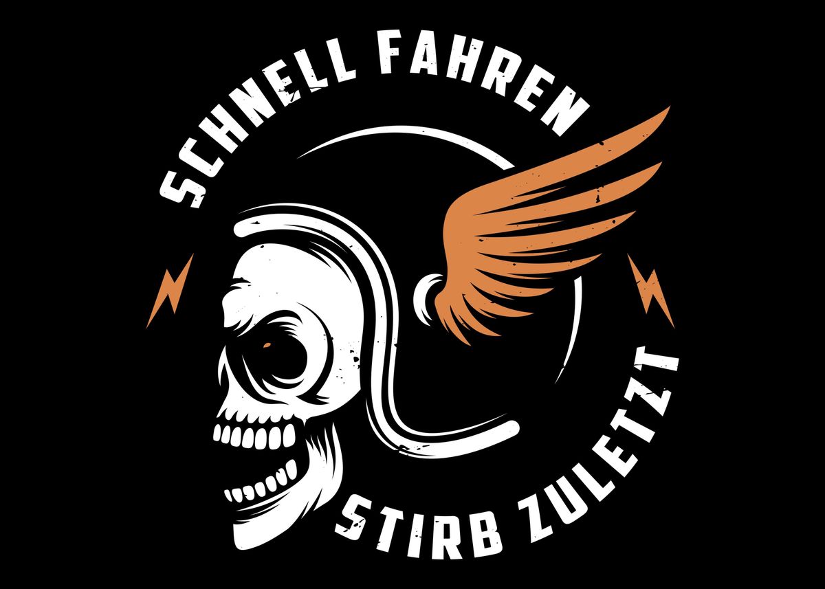 &lsquo;Ride Fast Die Last&rsquo; Poster by John DonJoe | Displate