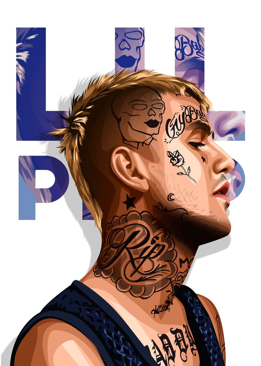 'Lil Peep' Poster by Athlehema by MochtretPro | Displate