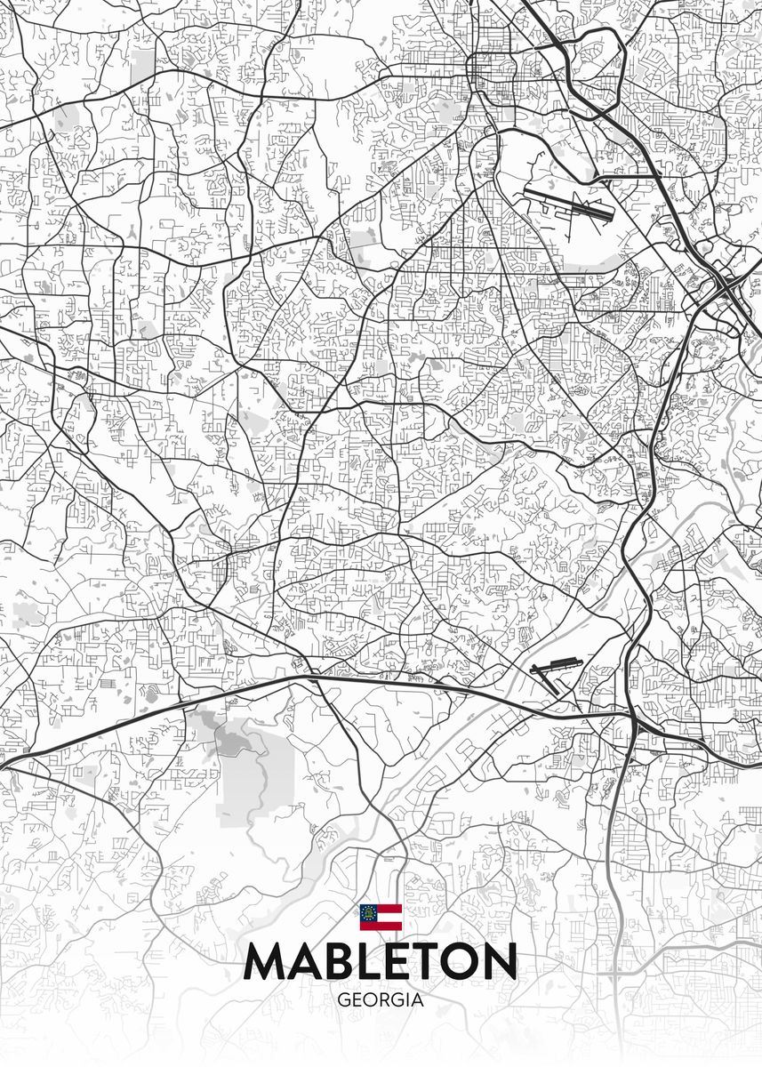 'Mableton GA' Poster by IMR Designs Displate