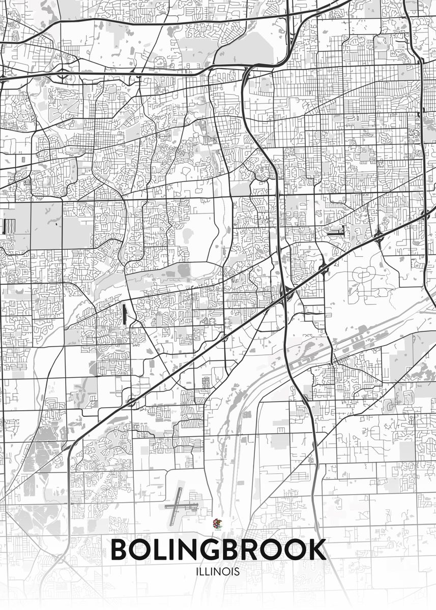 'Bolingbrook IL' Poster by IMR Designs Displate