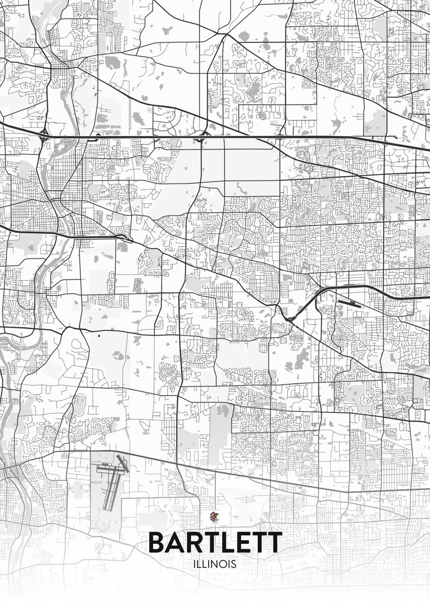 'Bartlett IL' Poster by IMR Designs Displate