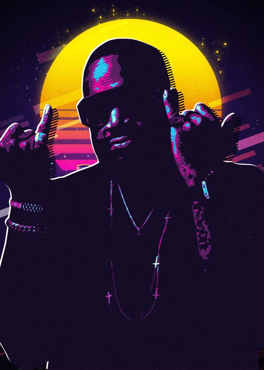 'Rick Ross ' Poster by Faa Ness | Displate