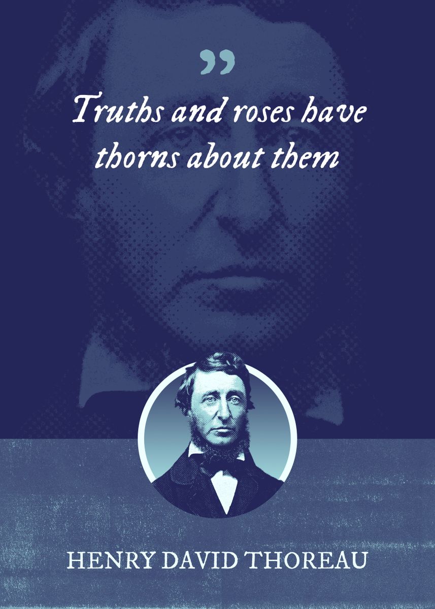 'Truths and roses have ' Poster by Syahrasi Displate