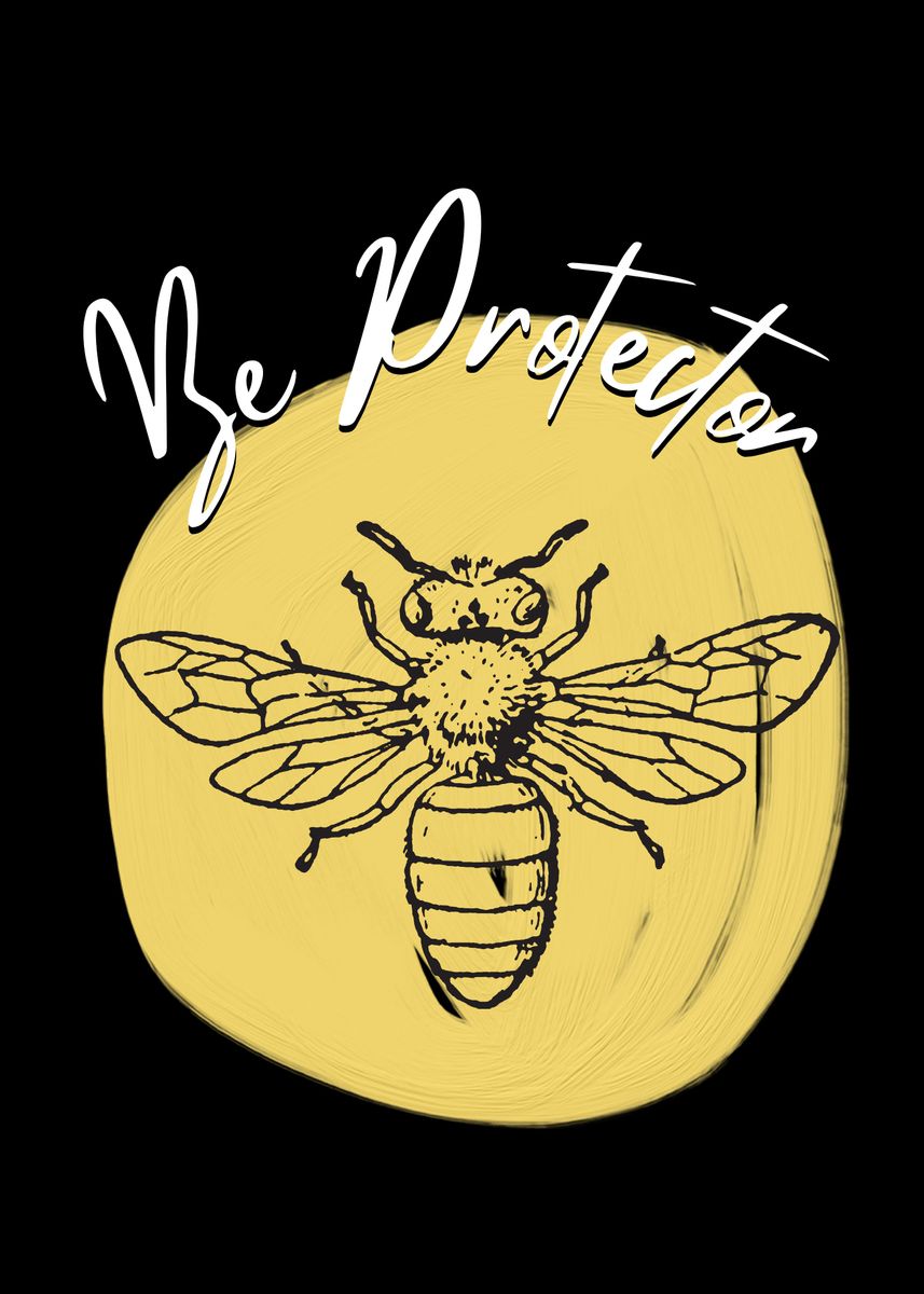 'Bee Protector ' Poster by TurSmartDesigns Displate