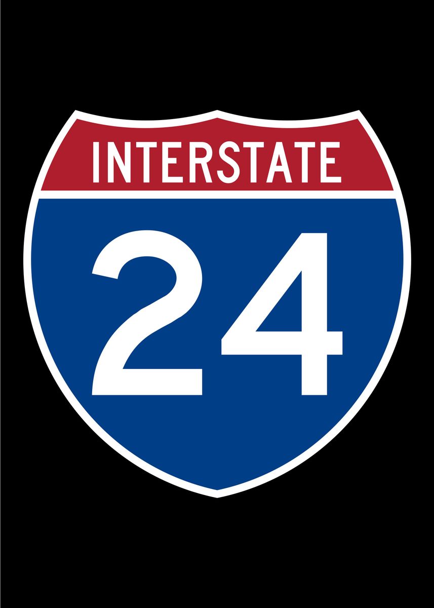 INTERSTATE 24 USA Poster Picture Metal Print Paint By Atomic   Abbddc8fa35bd93fb813d5fe02cc7808 Fceb5ab25a03a5b02e1989ef6e88d428 