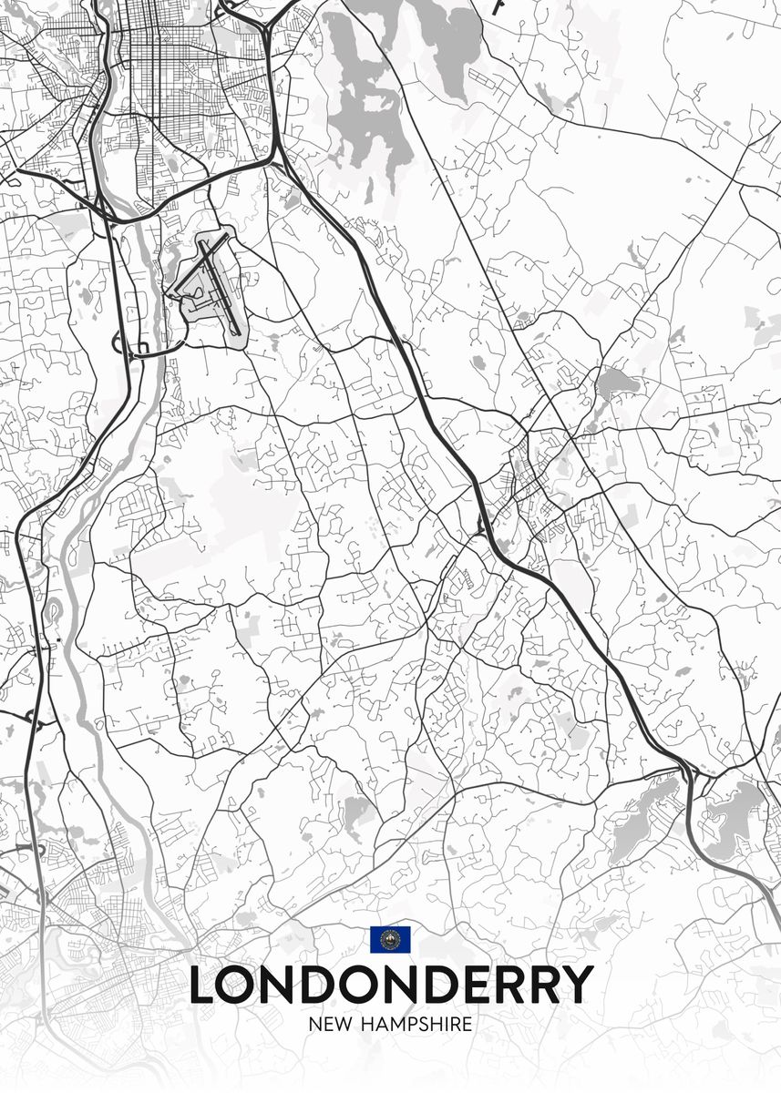 'Londonderry NH' Poster by IMR Designs Displate