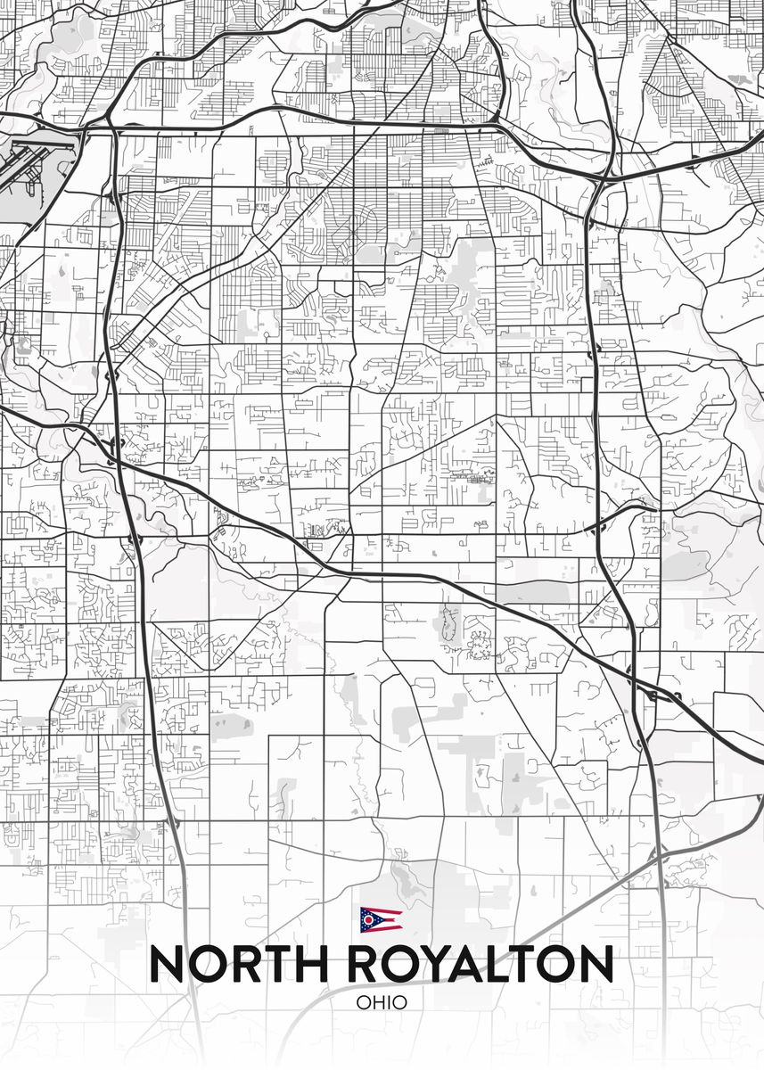 'North Royalton OH' Poster by IMR Designs Displate