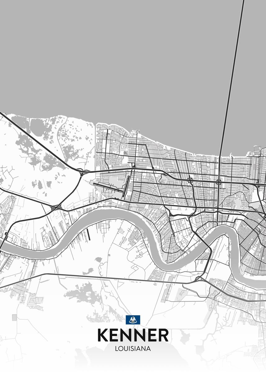 Kenner Louisiana Map
