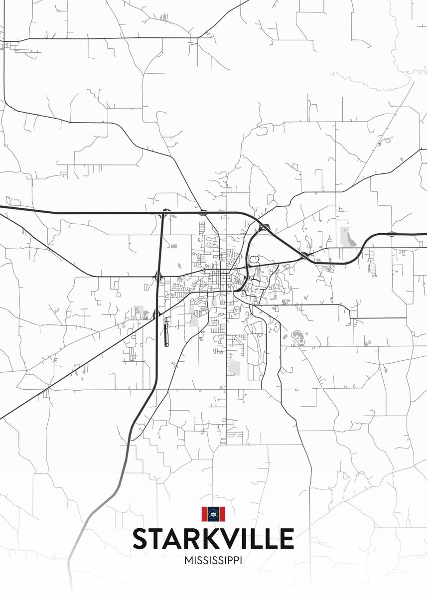 'Starkville MS' Poster by IMR Designs Displate