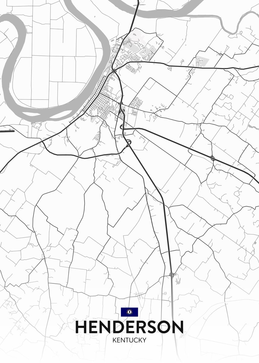 'Henderson KY' Poster by IMR Designs Displate