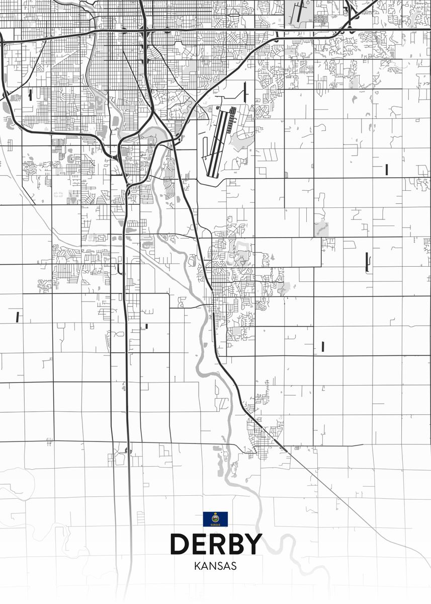 'Derby KS' Poster by IMR Designs Displate