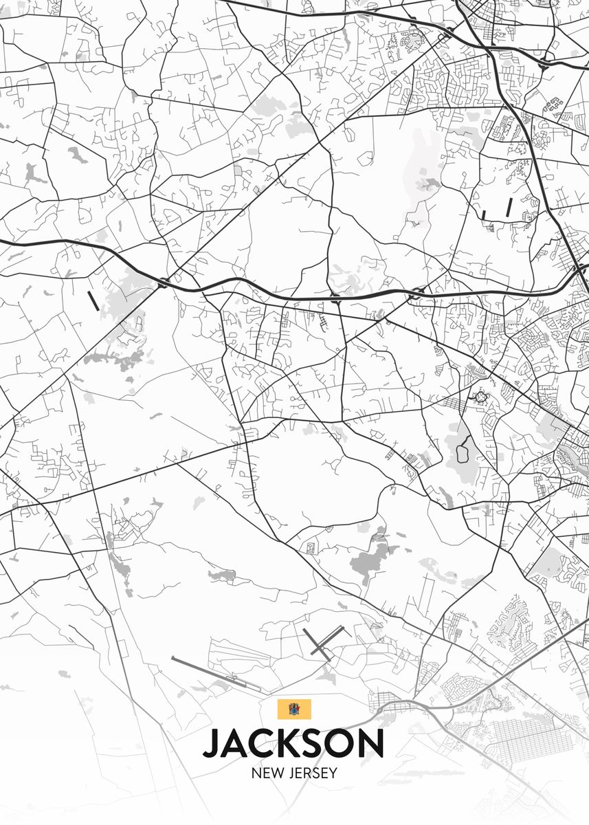 'Jackson NJ' Poster by IMR Designs Displate