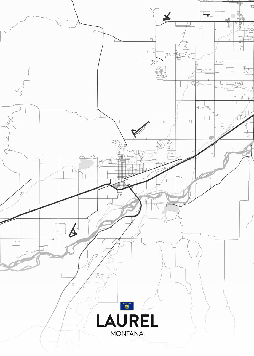 'Laurel MT' Poster by IMR Designs Displate